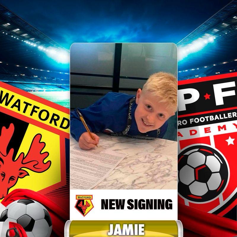 Jamie signed for Watford in 2024