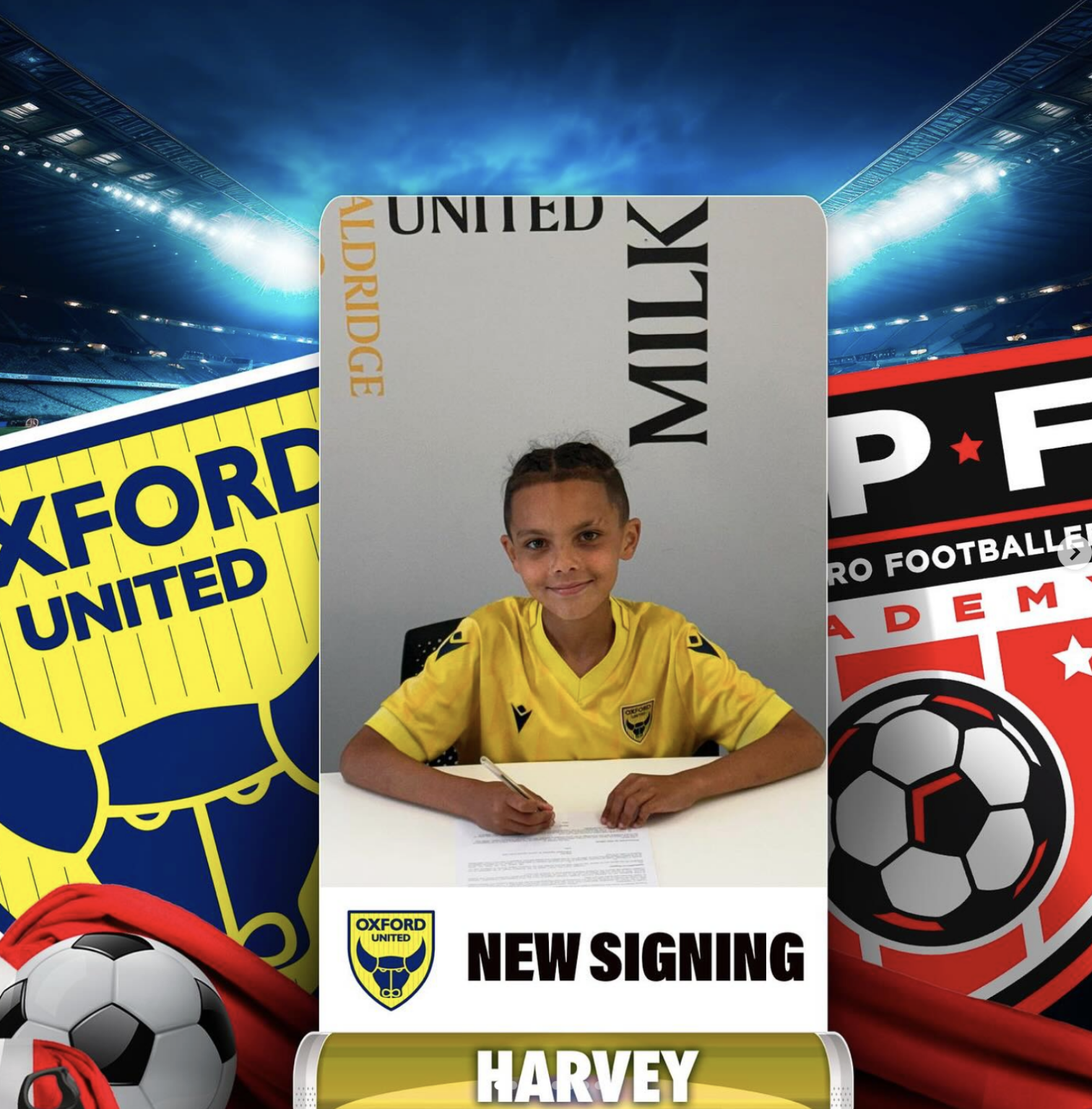 Harvet signs for Oxford united 2025