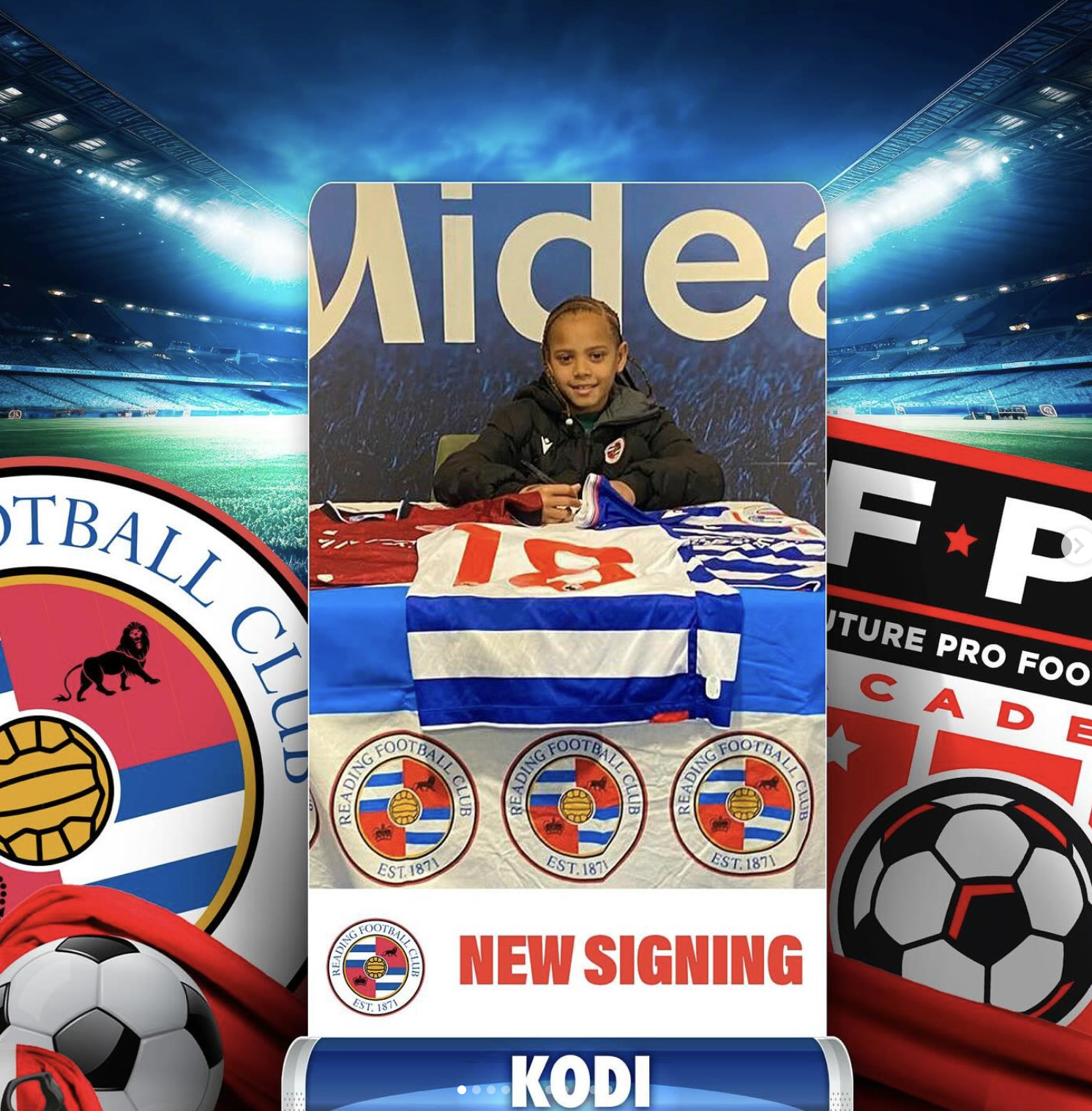KODI SIGNED reading FC